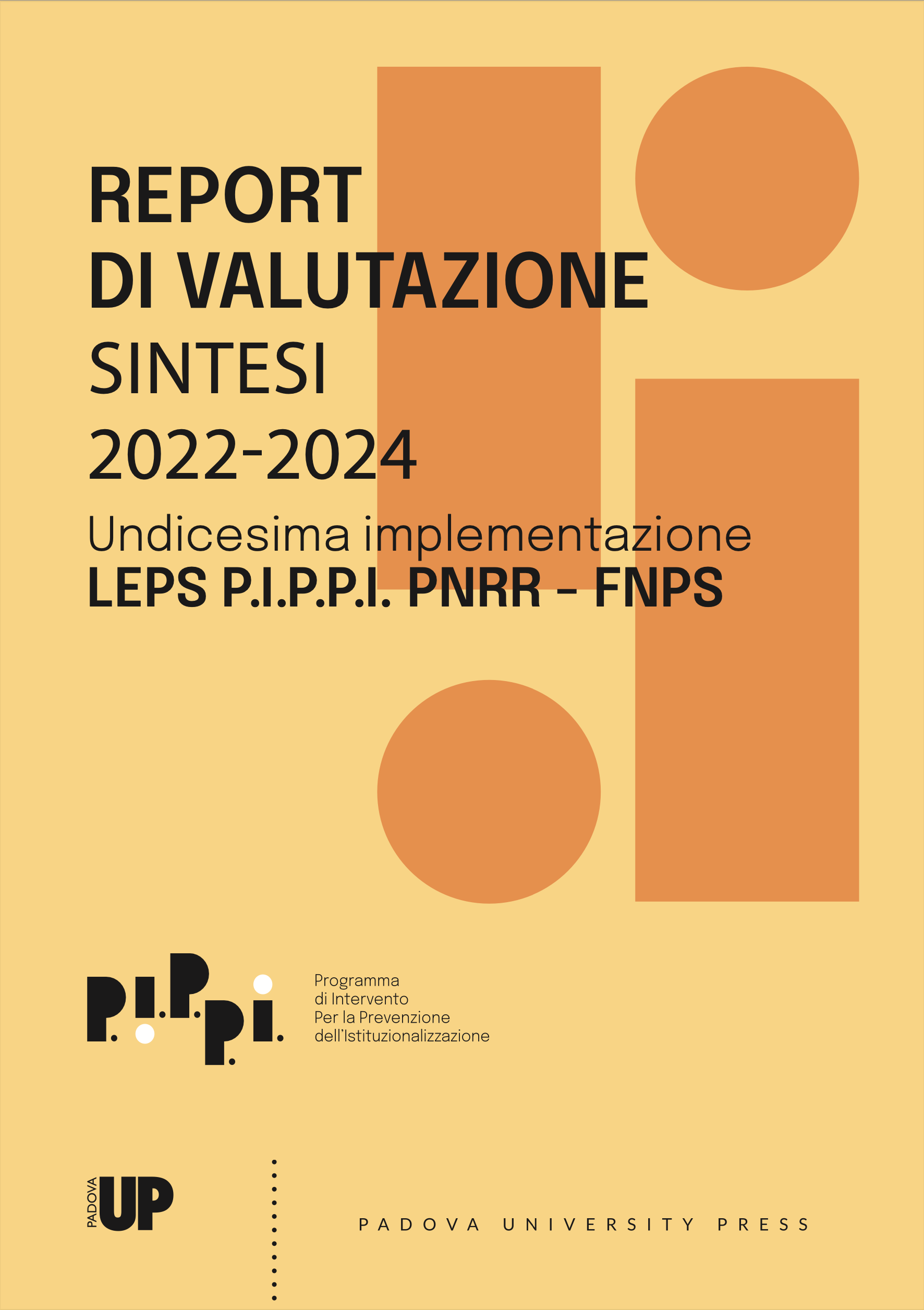 Cover Report di valutazione sintesi 2022-2024